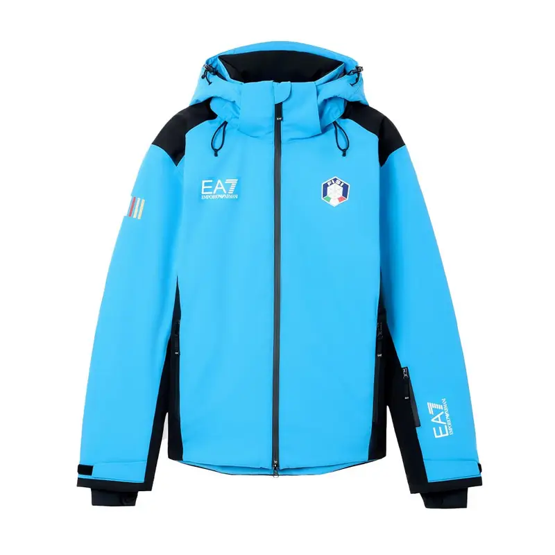 Emporio Armani Fisi Azzurro - Giacca Sci Uomo M