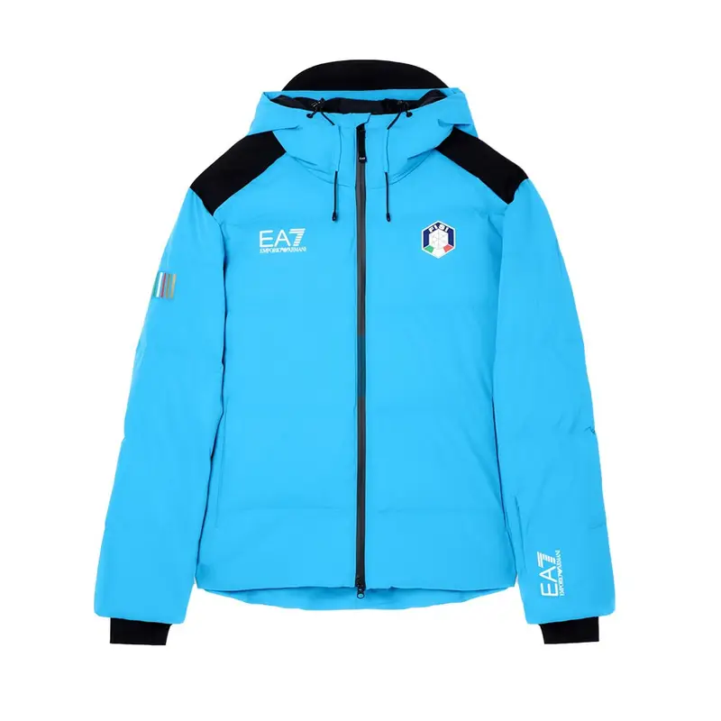 Emporio Armani Fisi Azzurro - Piumino Sci Uomo S