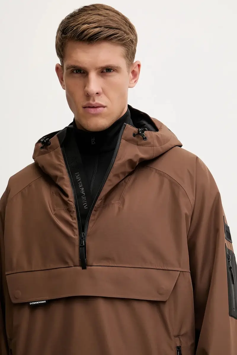 giacca da sci colore marrone AF15918.7M000464 miniatura 4