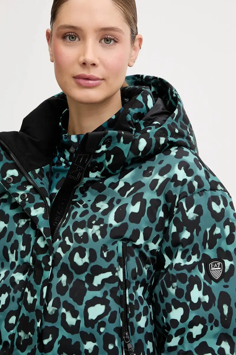 giacca da sci Turchese miniatura 4