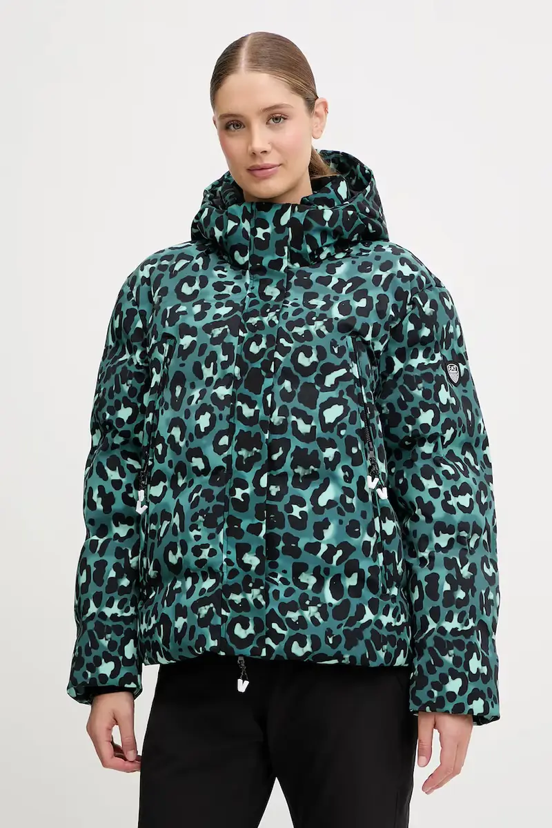 giacca da sci Turchese