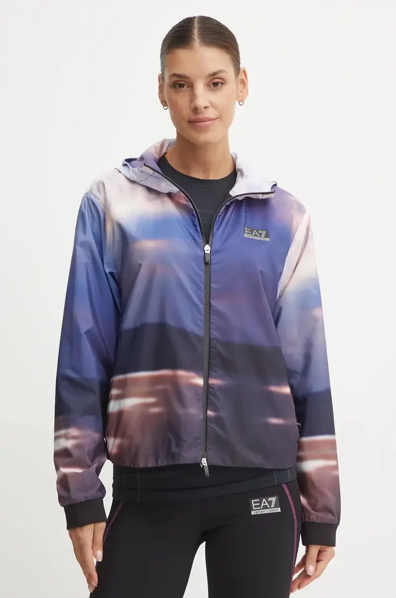 giacca da trekking colore violetto TNP6Z.6DTB02