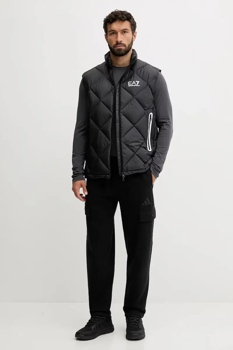 gilet in piuma colore nero AF15923.7M001002 miniatura 2