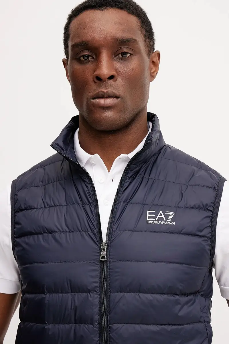 Ea7 Emporio Armani Gilet Uomo Blu 3591435 miniatura 3
