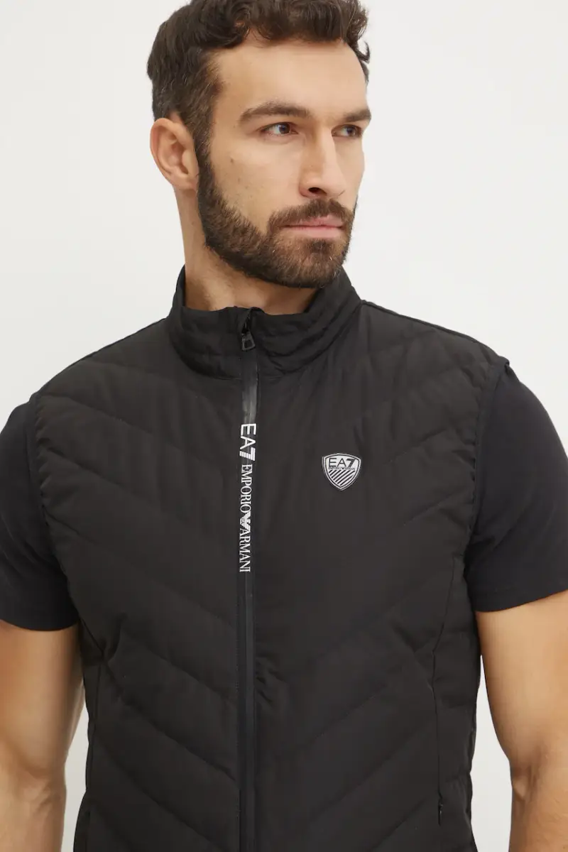 Ea7 Emporio Armani Gilet Uomo Nero 3426731 miniatura 4