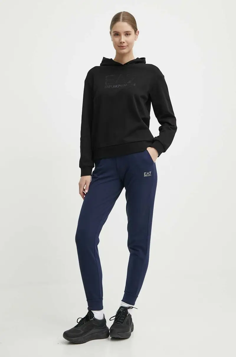 joggers colore blu navy miniatura 2