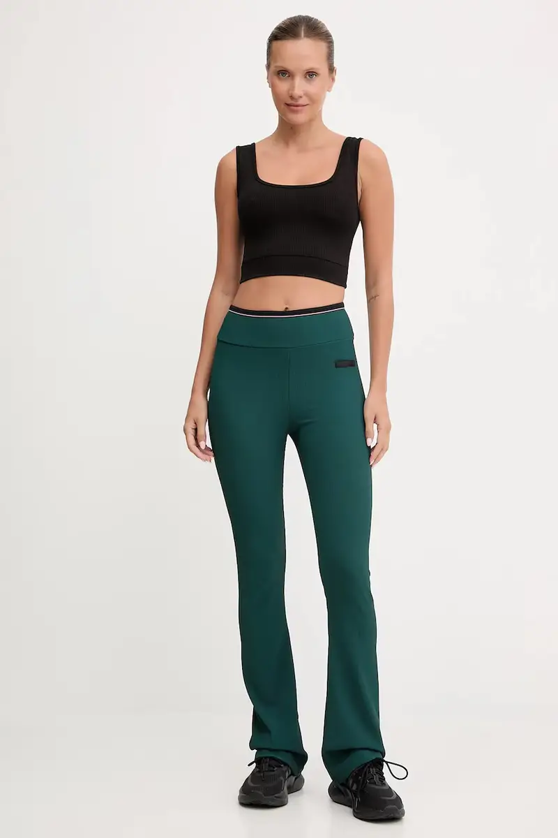 Ea7 Emporio Armani Leggings Donna Verde 3669503 miniatura 2