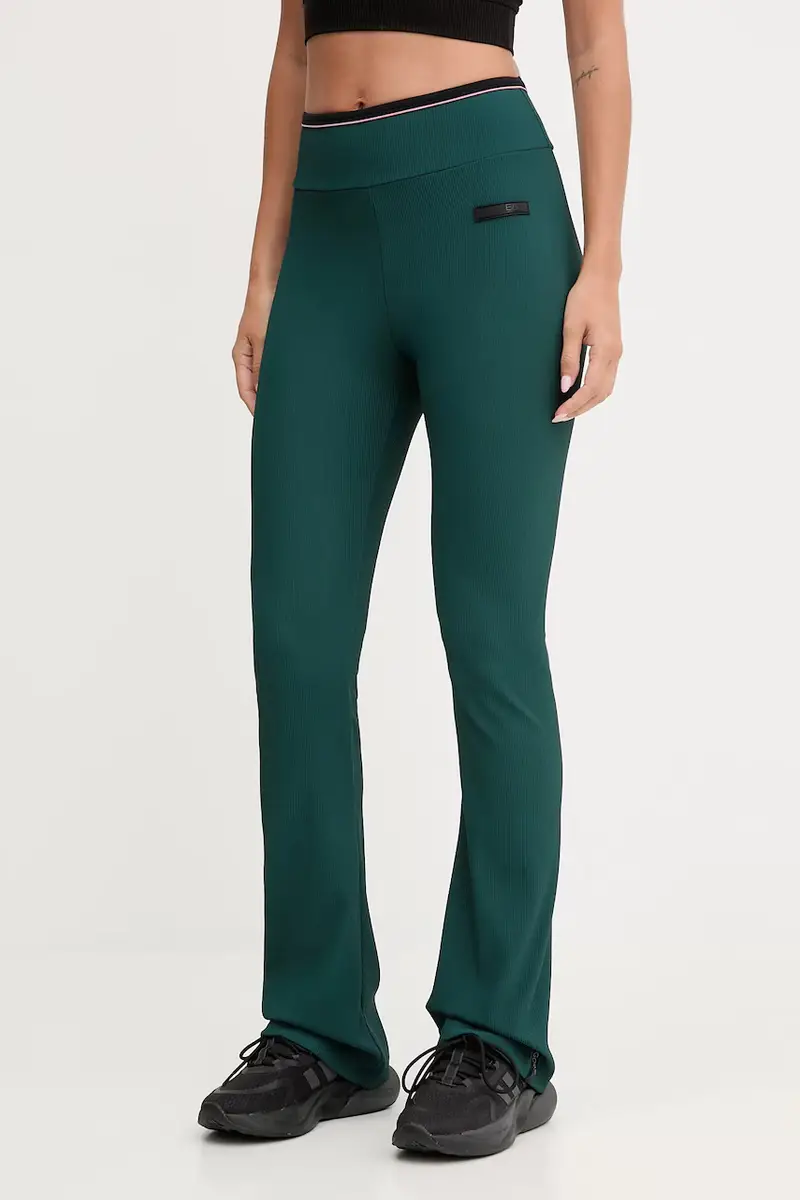 Ea7 Emporio Armani Leggings Donna Verde 3669503