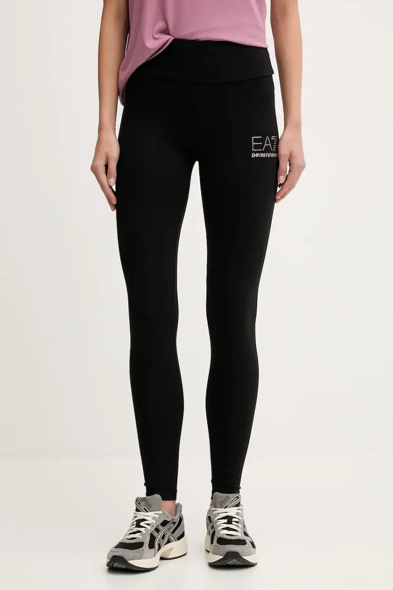 Ea7 Emporio Armani Leggings Donna Nero 3638383