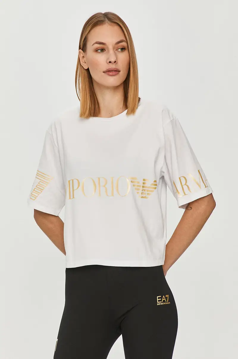 Ea7 Emporio Armani Leggings Donna Nero 2886615 miniatura 2