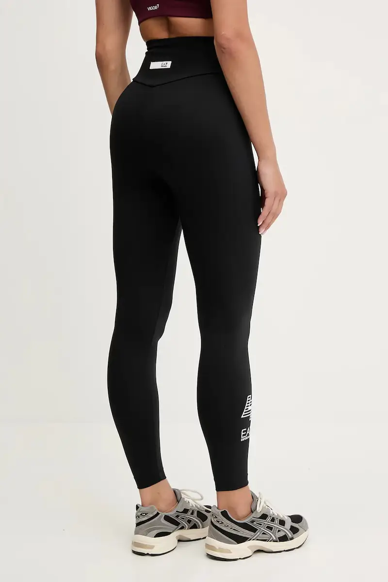 Ea7 Emporio Armani Leggings Donna Nero 3643401 miniatura 2