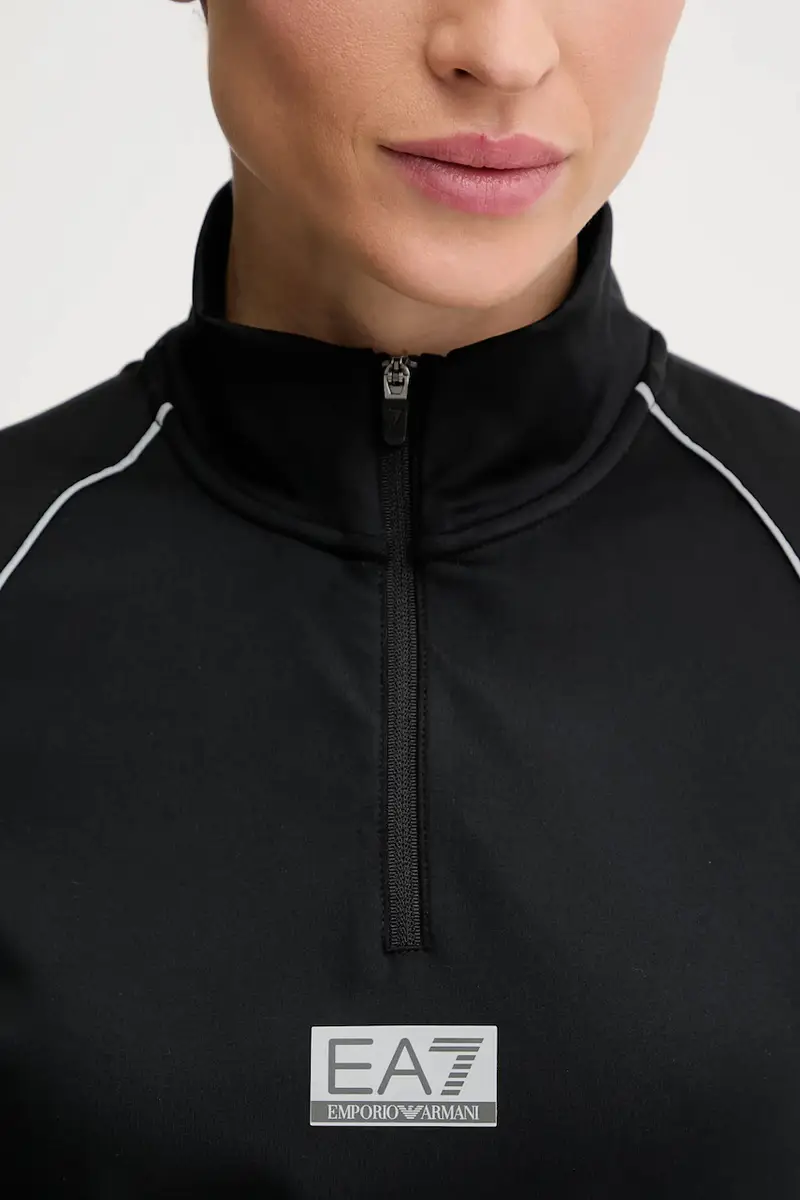 longsleeve trekking Nero miniatura 5