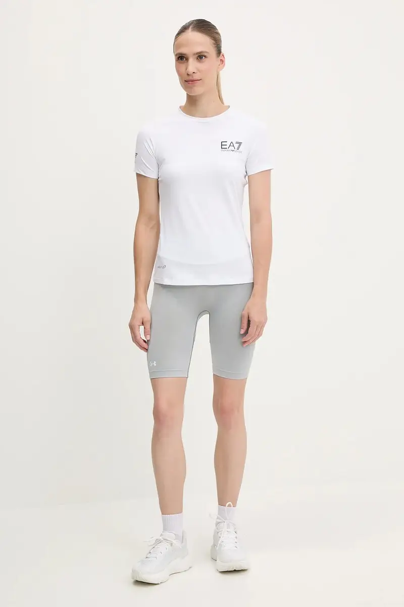 maglietta da allenamento donna colore bianco TJEMZ.8NTT70 miniatura 2