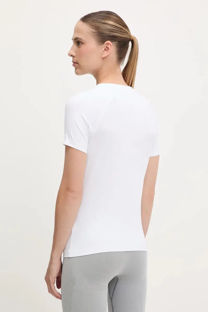 maglietta da allenamento donna colore bianco TJEMZ.8NTT70 miniatura 3