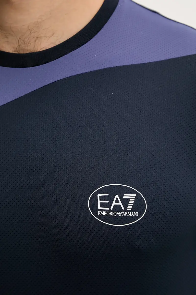 maglietta da allenamento uomo colore blu navy AF13689.7M000840 miniatura 5