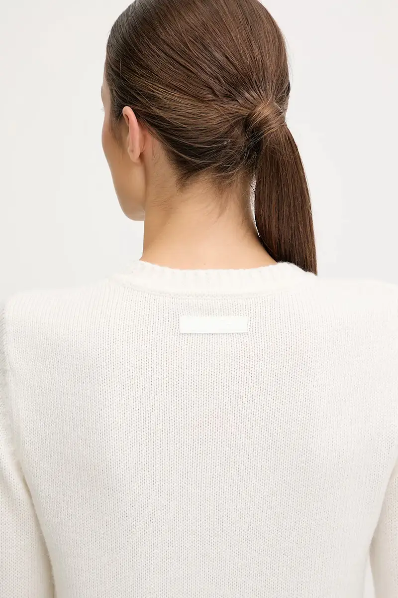 maglione con lana colore beige AF17652.7W000699 miniatura 5