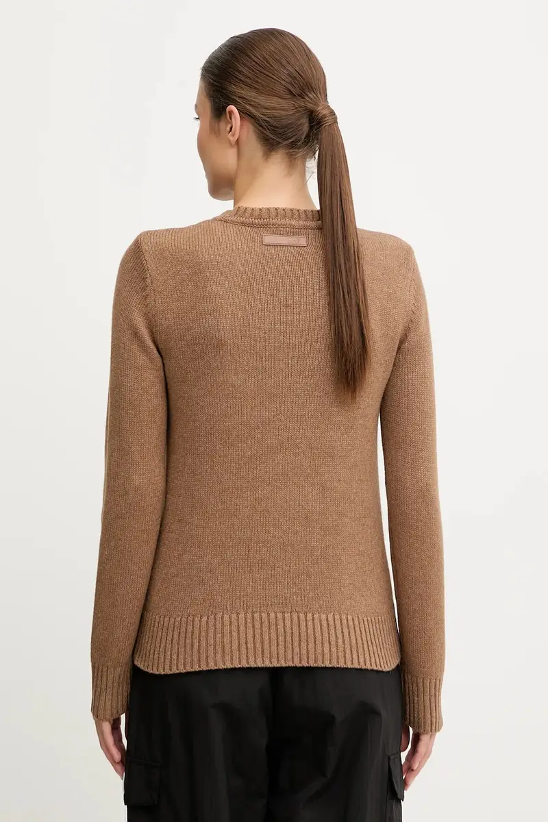 maglione con lana colore marrone AF17652.7W000699 miniatura 3