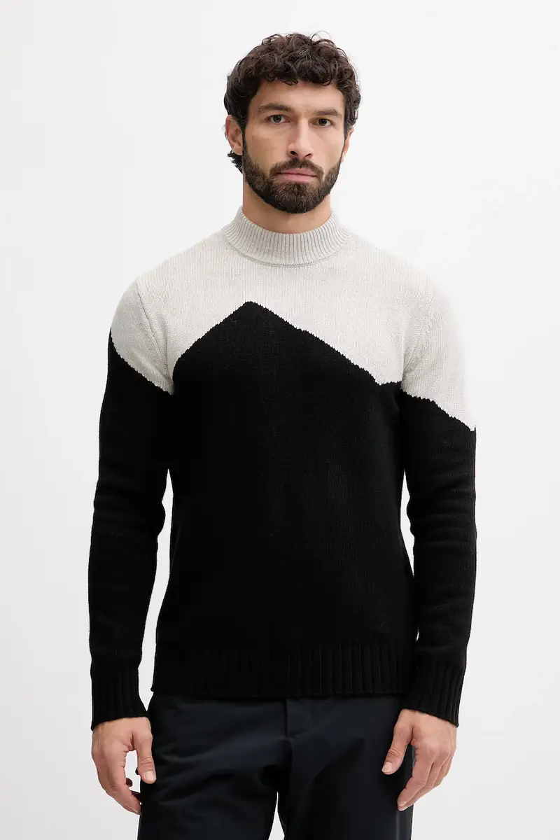 maglione con lana Nero