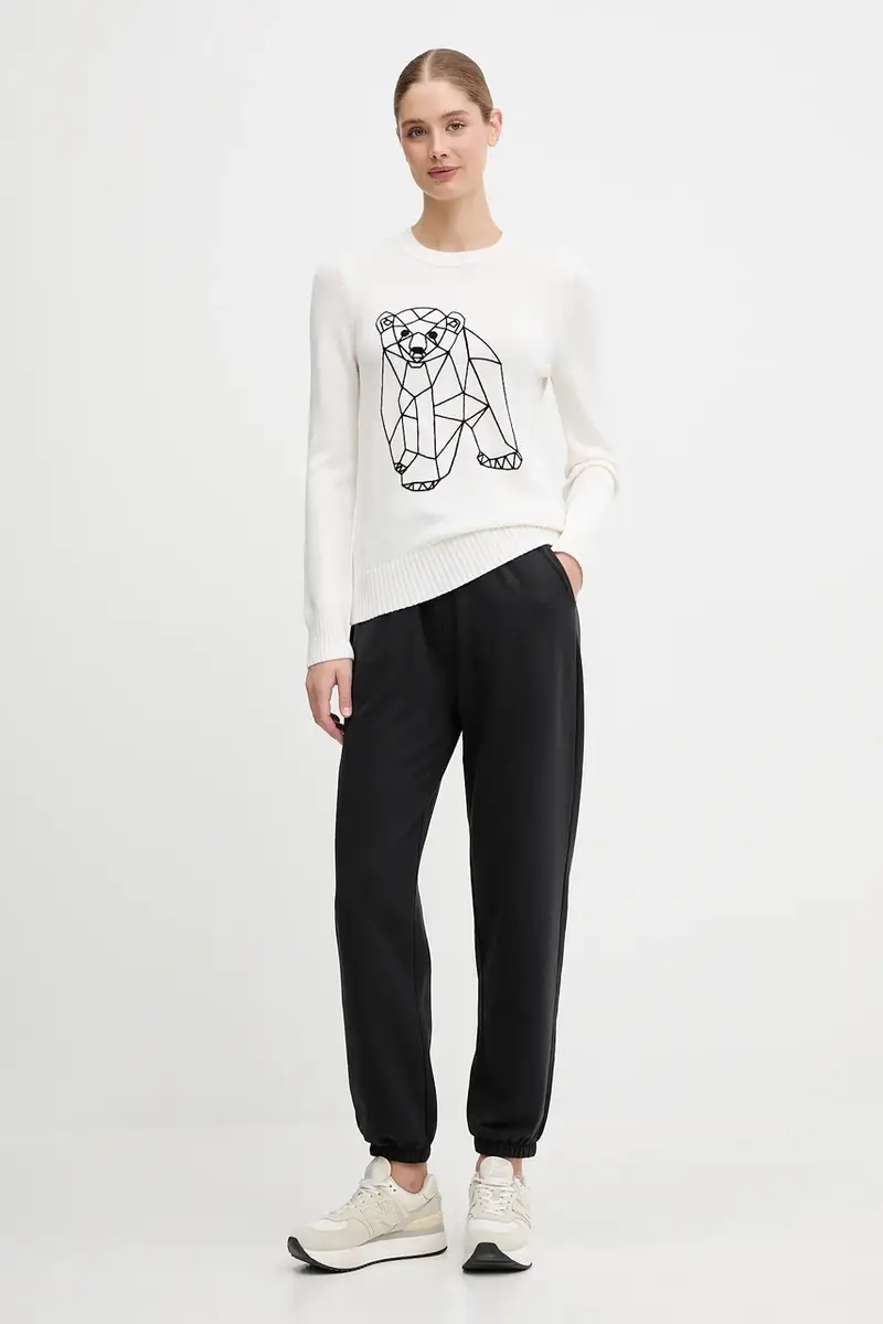 maglione donna colore beige AF17574.7W000700 miniatura 2