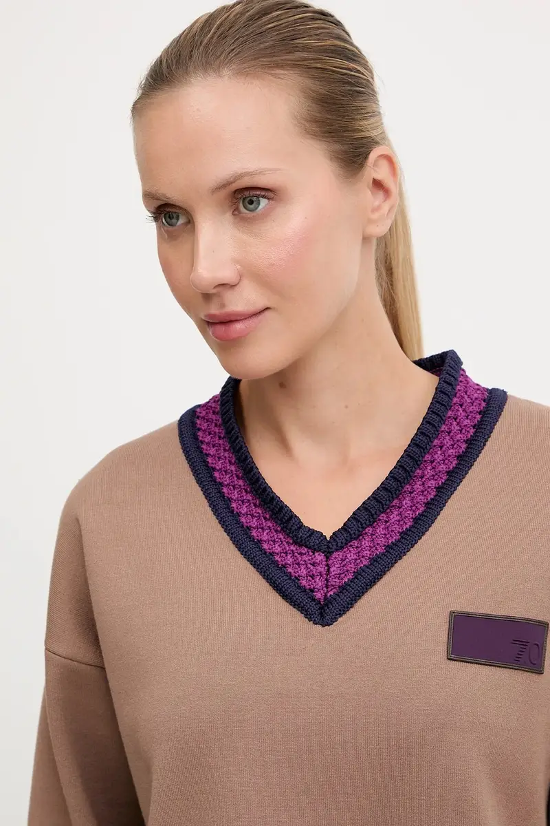 maglione donna colore beige AF18425.7X000388 miniatura 4