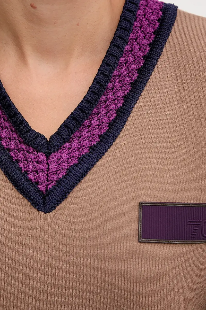 maglione donna colore beige AF18425.7X000388 miniatura 5