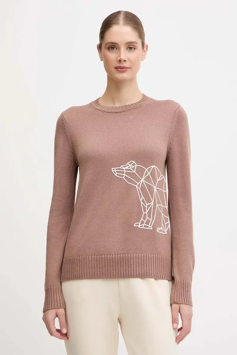 maglione donna colore marrone AF17574.7W000700