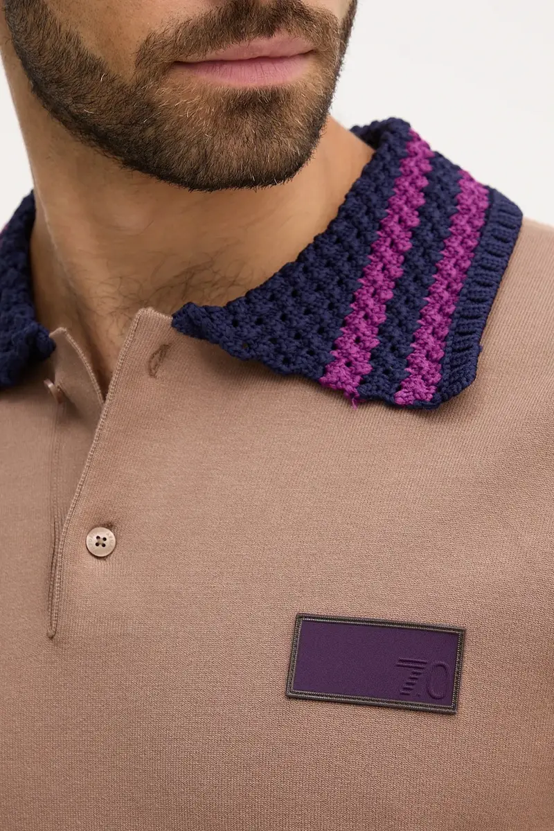 maglione uomo colore marrone AF18425.7X000387 miniatura 5