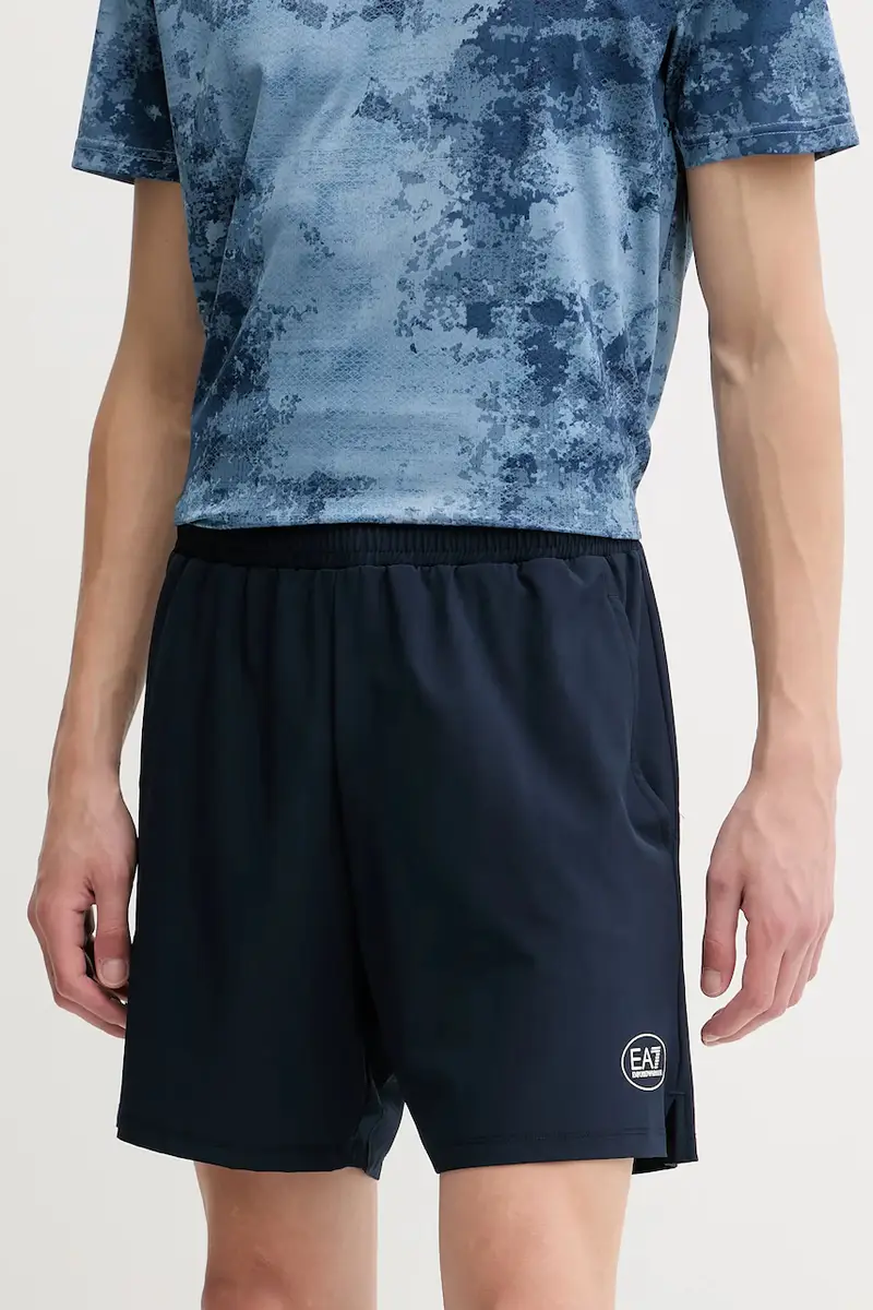 pantaloncini da allenamento uomo colore blu navy AF17683.7M000835