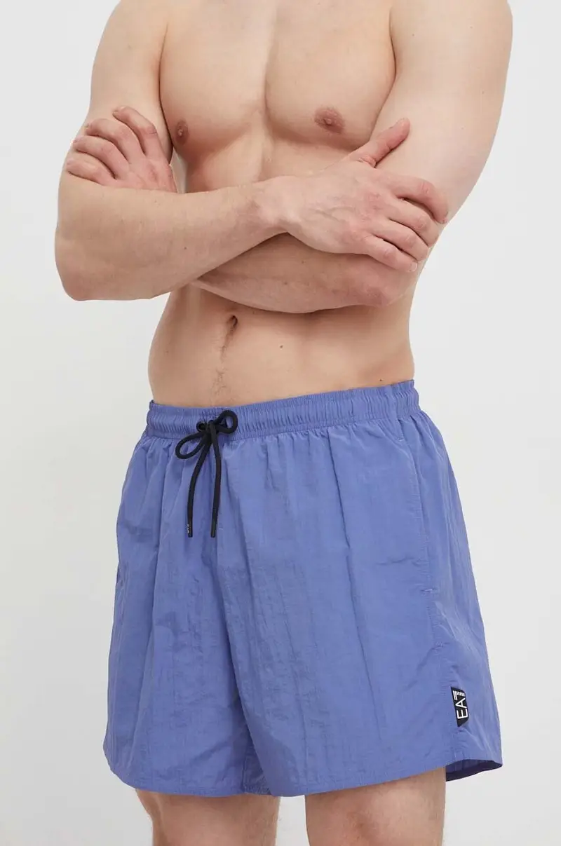 pantaloncini da bagno colore blu