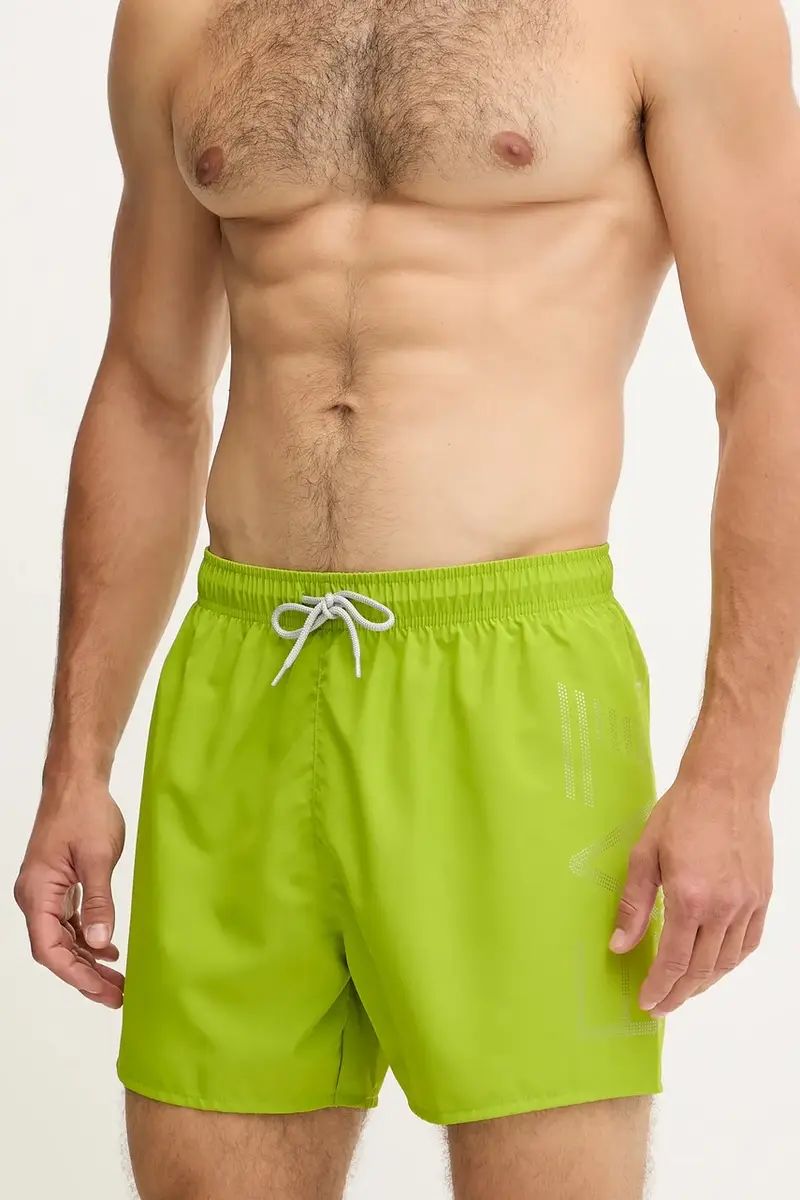 pantaloncini da bagno colore rosso AF14497.7M000550 Verde miniatura 2