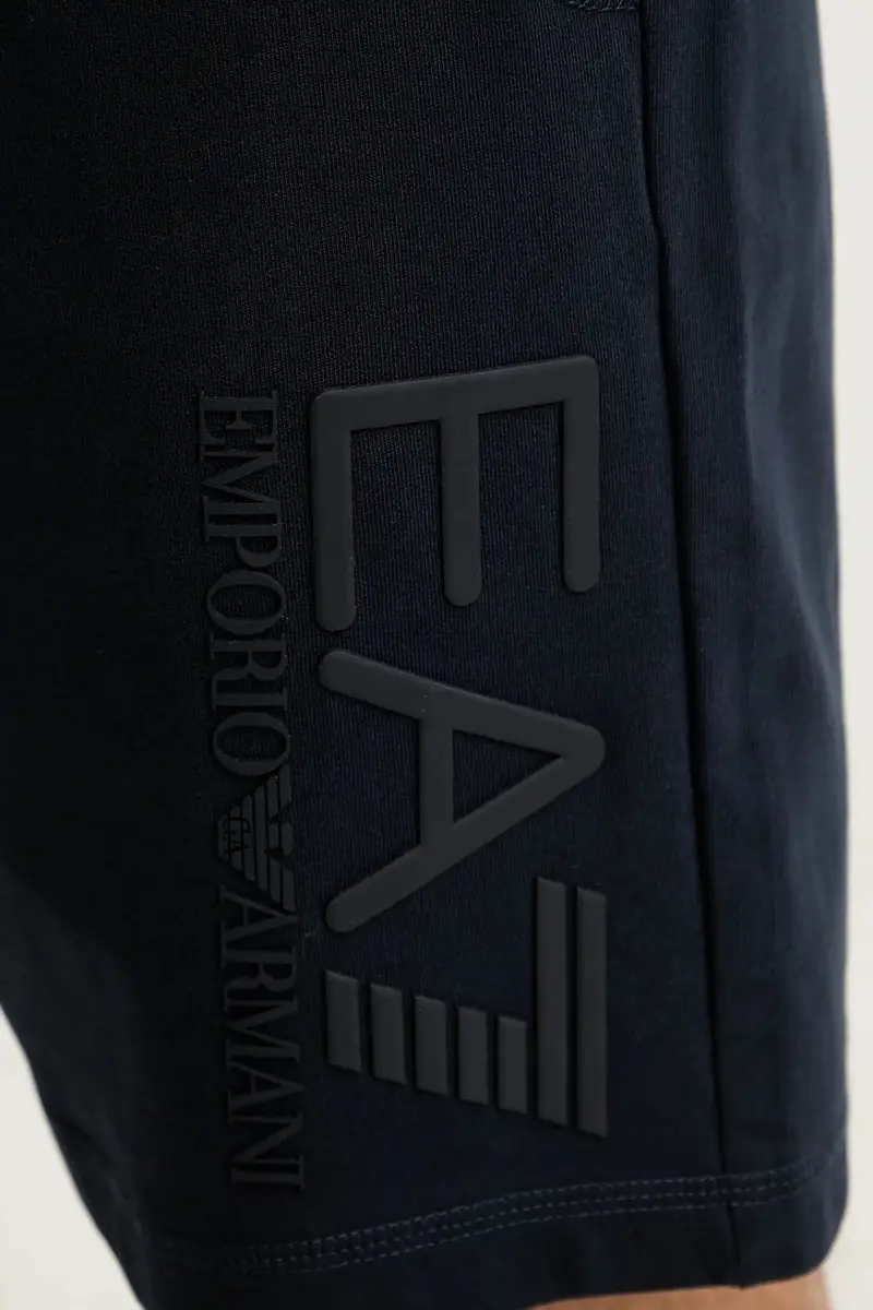 pantaloncini in cotone uomo colore blu navy AF13512.7M000232 miniatura 4