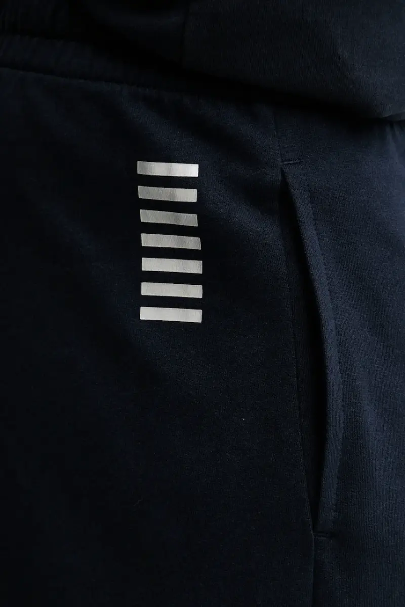 pantaloncini in cotone uomo colore nero PJVRZ.8NPS65 Blu navy miniatura 4