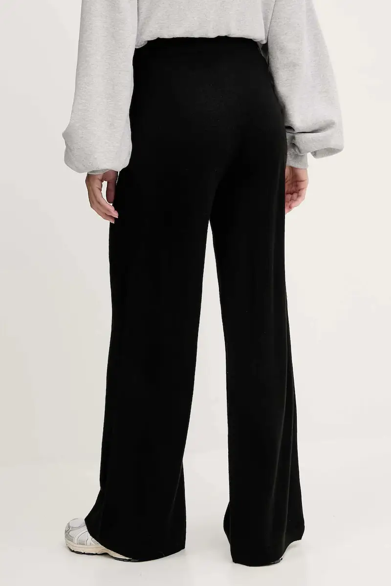 pantaloni con lana colore nero AF17576.7W000778 miniatura 3