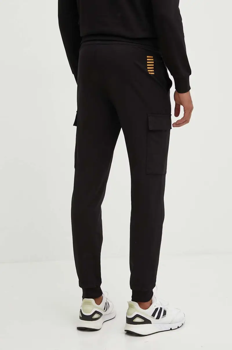 pantaloni da jogging in cotone colore nero PJVRZ.8NPP67 miniatura 2