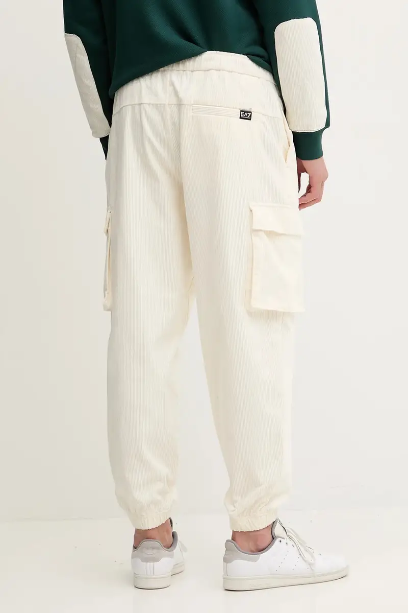 pantaloni in velluto a coste uomo colore beige AF16967.7X000145 miniatura 3