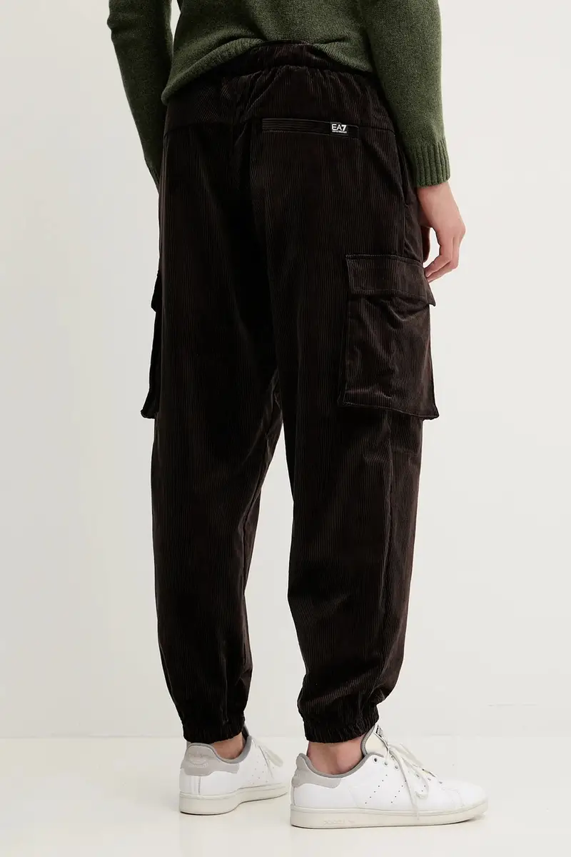 pantaloni in velluto a coste uomo colore marrone AF16967.7X000145 miniatura 3