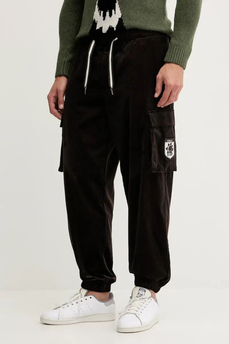 pantaloni in velluto a coste uomo colore marrone AF16967.7X000145