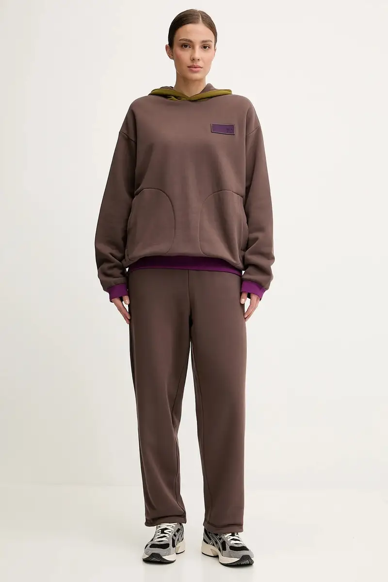 pantaloni tuta donna colore marrone AF10377.7X000157 miniatura 4