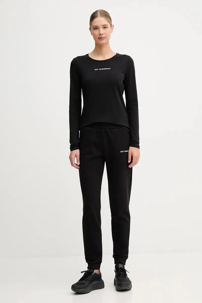 pantaloni tuta donna colore nero AF10443.7W000801 miniatura 2