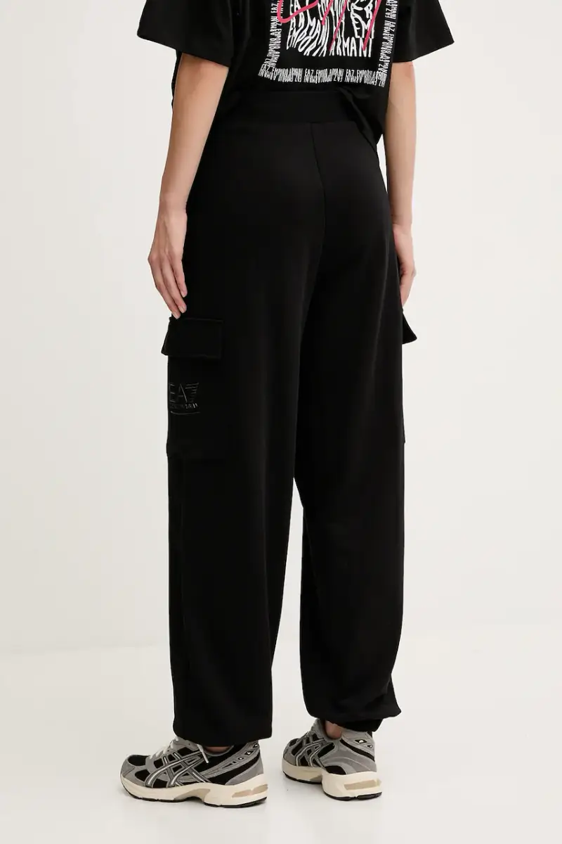 pantaloni tuta donna colore nero AF12473.7W000419 miniatura 3