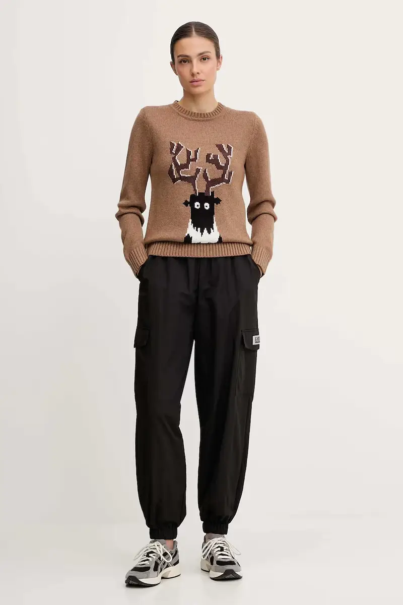 pantaloni tuta donna colore nero AF16217.7W000410 miniatura 2