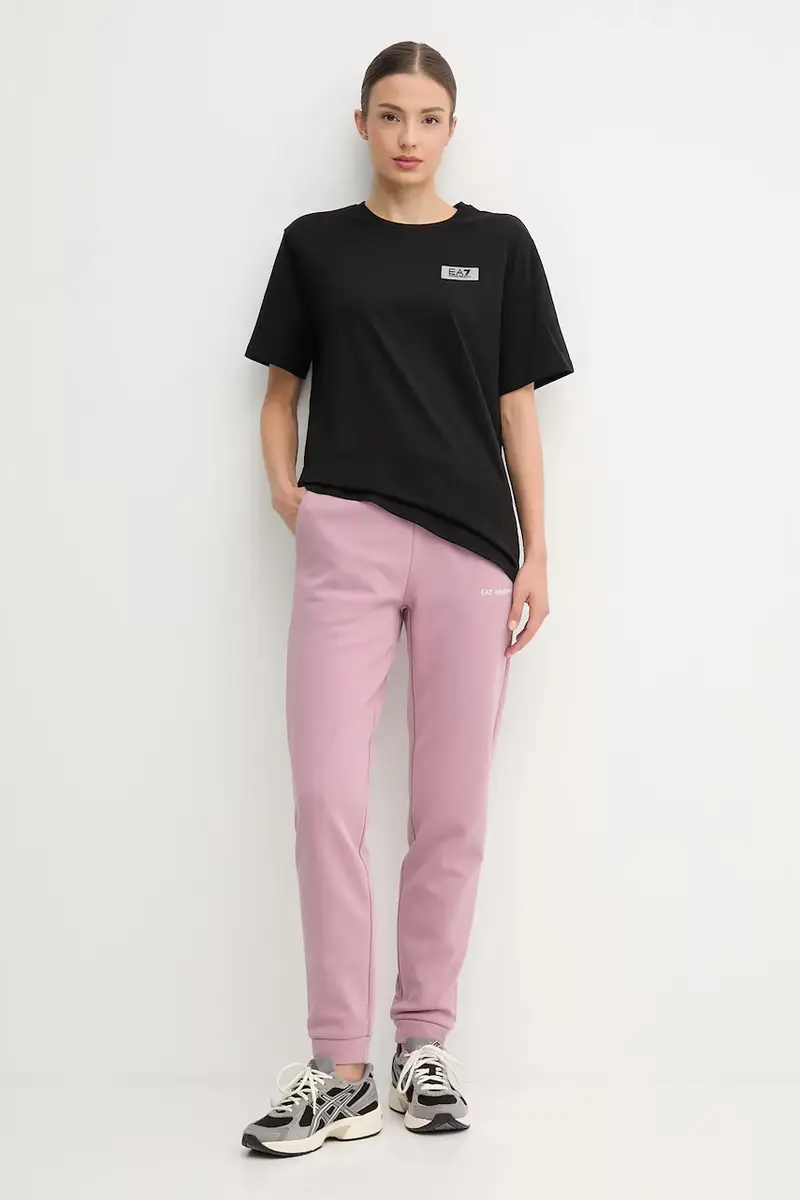 pantaloni tuta donna colore rosa AF10443.7W000801 miniatura 2