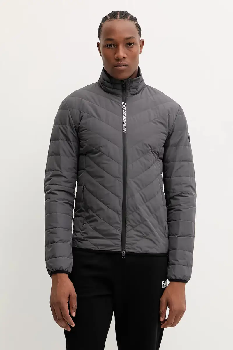 piumino colore grigio PNE1Z.8NPB13