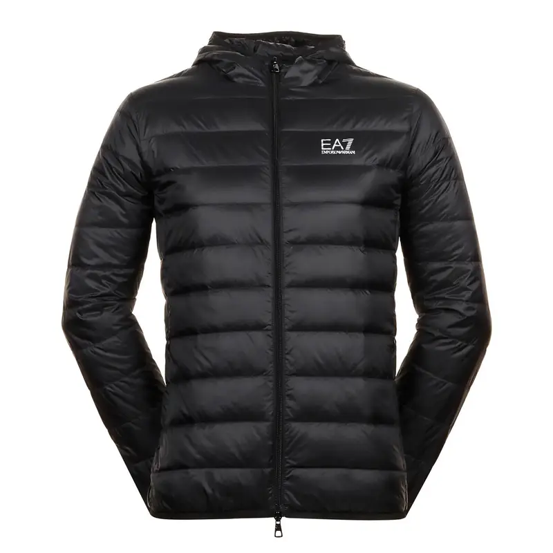 PIUMINO CON CAPPUCCIO CORE ID PACKABLE Nero