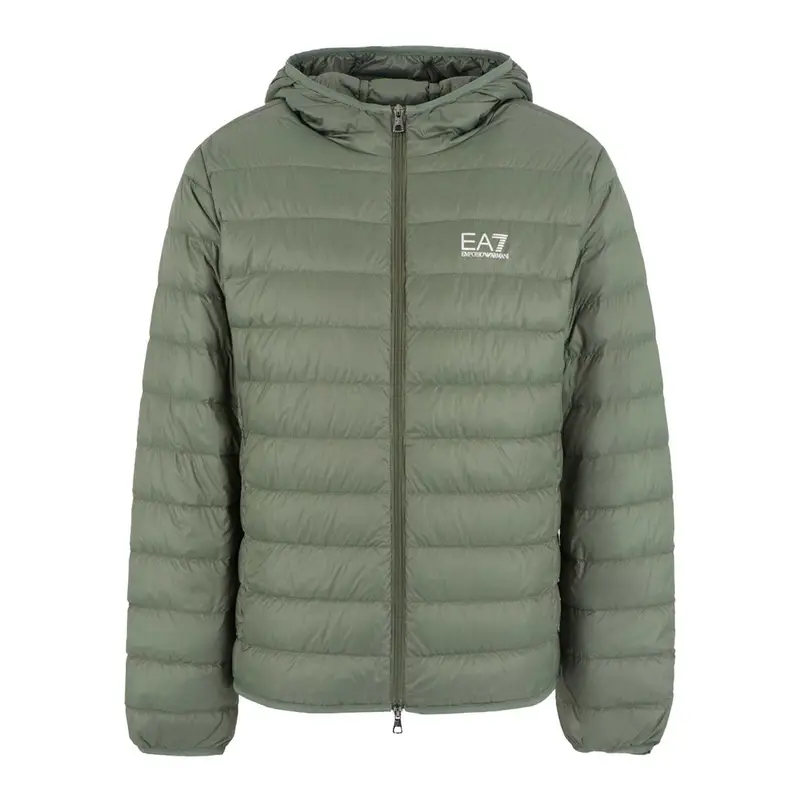 PIUMINO CON CAPPUCCIO CORE ID PACKABLE Verde