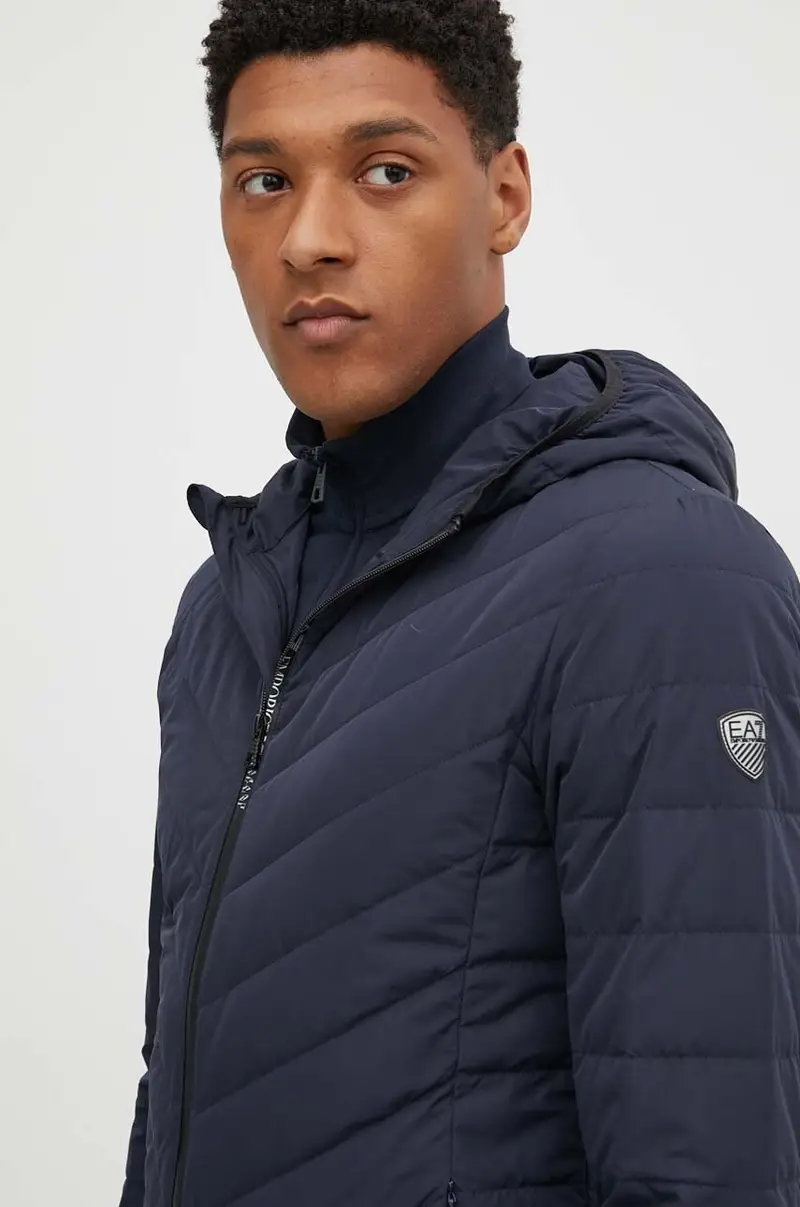 piumino uomo colore blu navy PNE1Z.8NPB14 miniatura 4