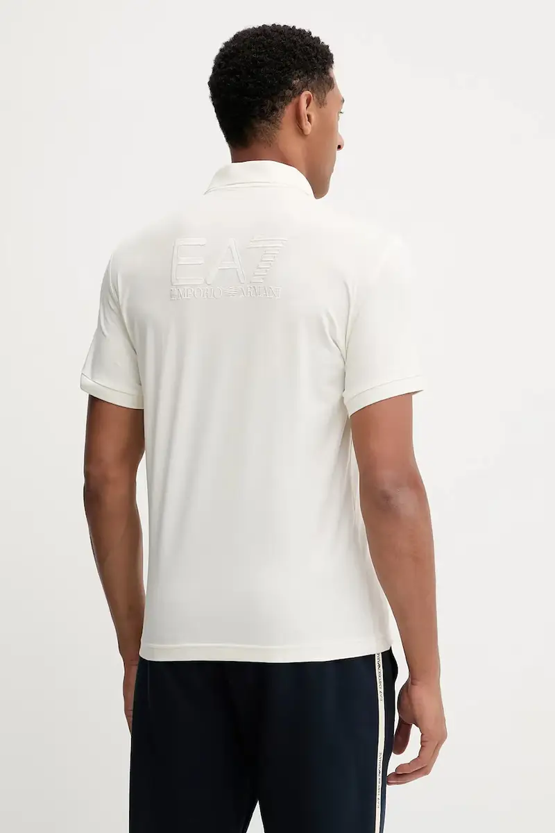 Ea7 Emporio Armani Polo Uomo Beige 3572272 miniatura 3