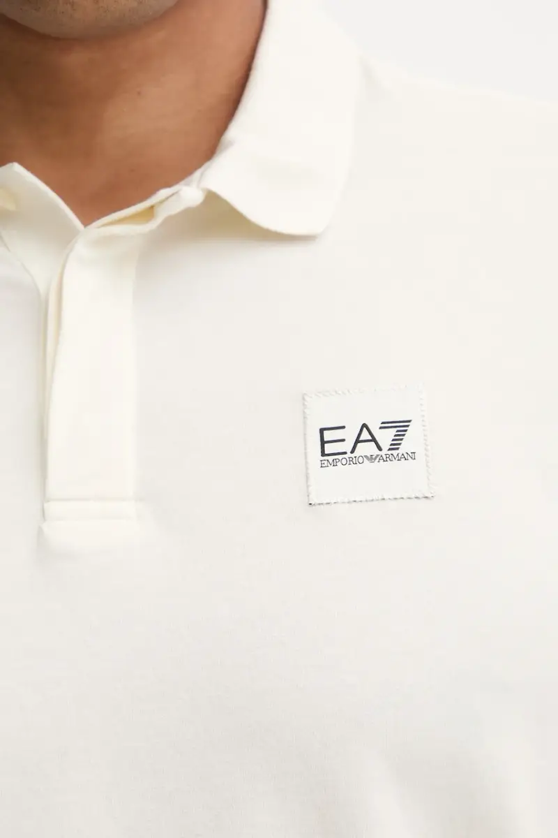 Ea7 Emporio Armani Polo Uomo Beige 3572272 miniatura 5