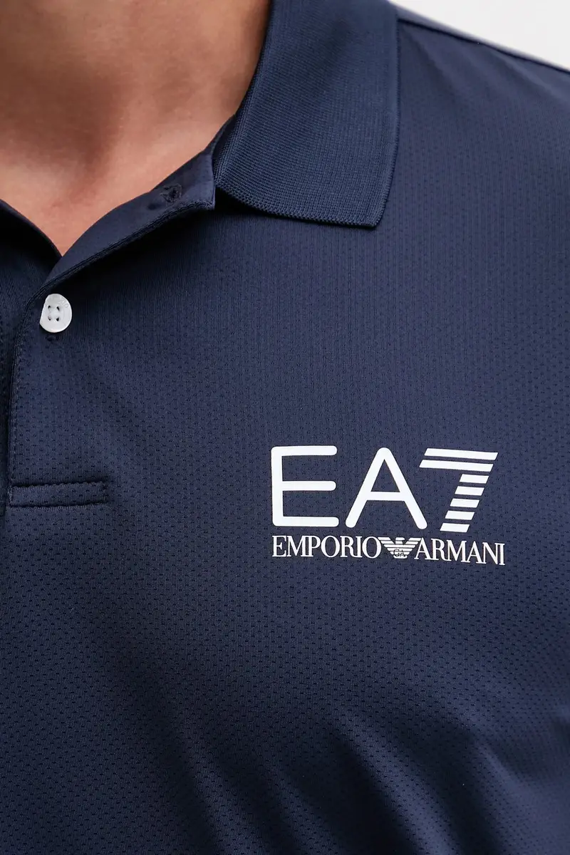 Ea7 Emporio Armani Polo Uomo Blu 3589134 miniatura 5