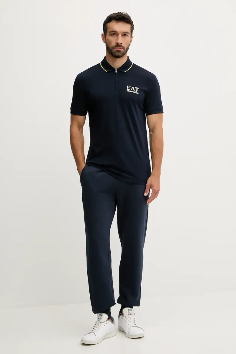 Ea7 Emporio Armani Polo Uomo Blu 3593168 miniatura 2